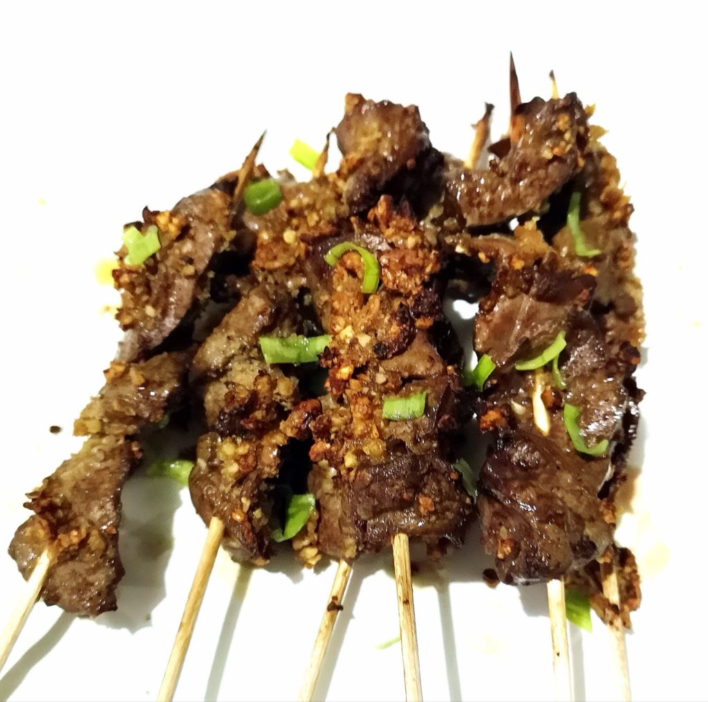 LIVER SUYA IN PALMWINE AND CHUNKY PEANUT MARINADE Ariana Diaries